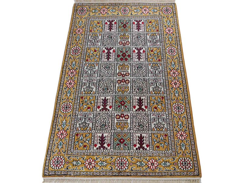 Seda chinesa Tapete 92x64cm - Tapete Oriental