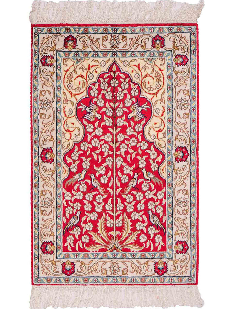 Seda chinesa Tapete 58x87cm - Tapete Oriental