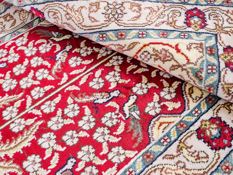 Seda chinesa Tapete 58x87cm - Tapete Oriental