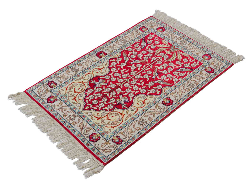 Seda chinesa Tapete 58x87cm - Tapete Oriental