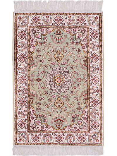 Seda chinesa Tapete 63x93cm - Tapete Oriental