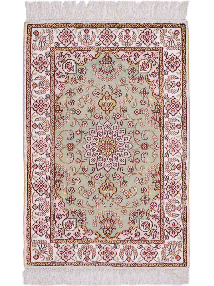 Seda chinesa Tapete 93x63cm - Tapete Oriental