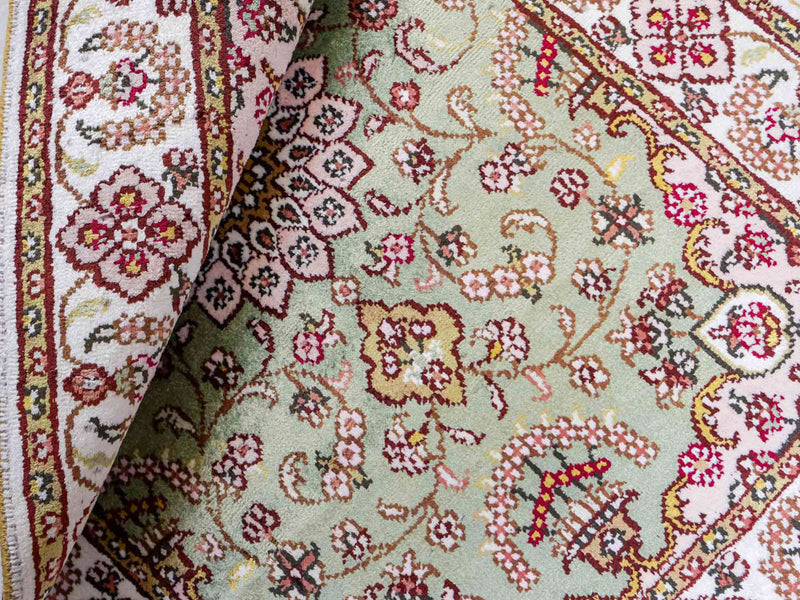 Seda chinesa Tapete 93x63cm - Tapete Oriental