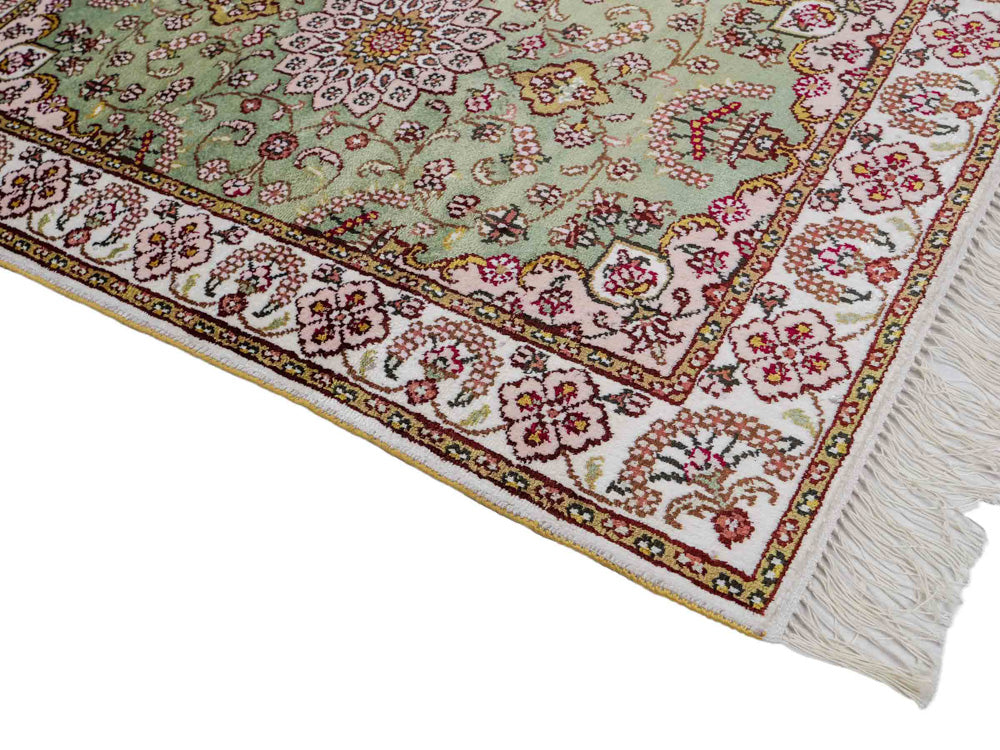 Seda chinesa Tapete 93x63cm - Tapete Oriental