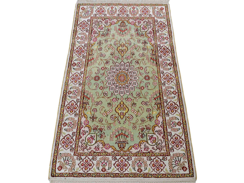 Seda chinesa Tapete 93x63cm - Tapete Oriental