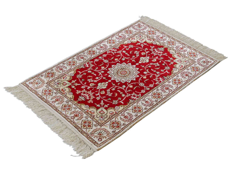 Seda chinesa Tapete 89x62cm - Tapete Oriental