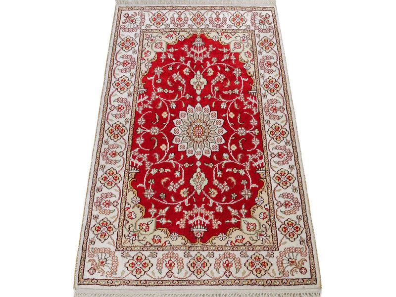 Seda chinesa Tapete 89x62cm - Tapete Oriental