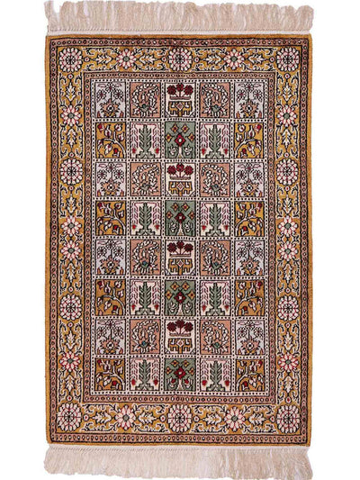 Seda chinesa Tapete 62x92cm - Tapete Oriental