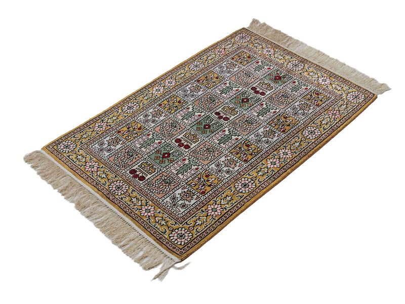Seda chinesa Tapete 92x62cm - Tapete Oriental