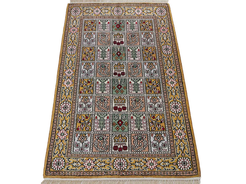 Seda chinesa Tapete 92x62cm - Tapete Oriental