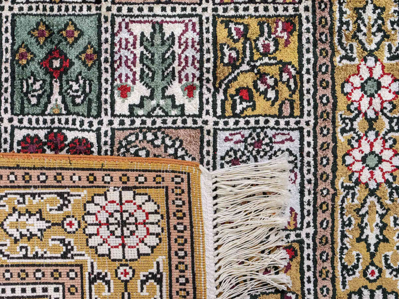 Seda chinesa Tapete 92x62cm - Tapete Oriental
