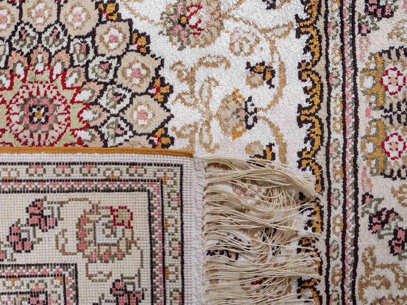 Seda chinesa Tapete 93x63cm - Tapete Oriental