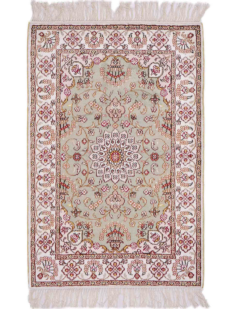 Seda chinesa Tapete 92x63cm - Tapete Oriental