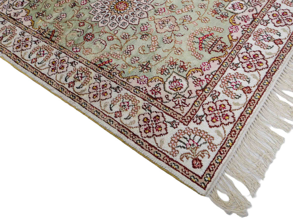 Seda chinesa Tapete 92x63cm - Tapete Oriental