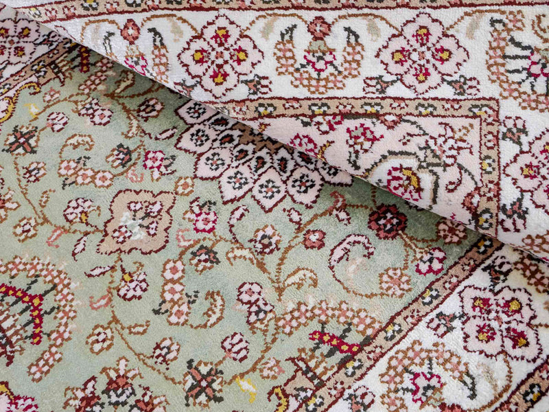 Seda chinesa Tapete 92x63cm - Tapete Oriental