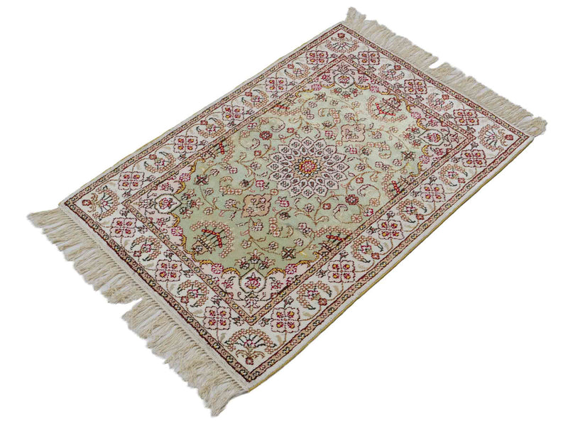 Seda chinesa Tapete 92x63cm - Tapete Oriental