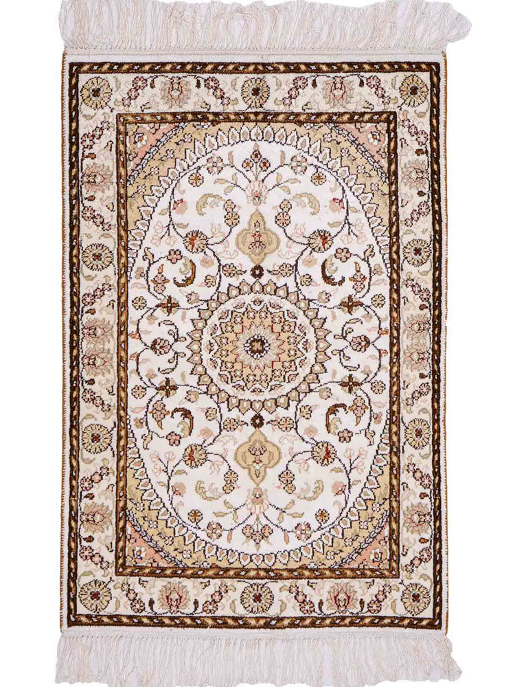 Seda chinesa Tapete 89x61cm - Tapete Oriental