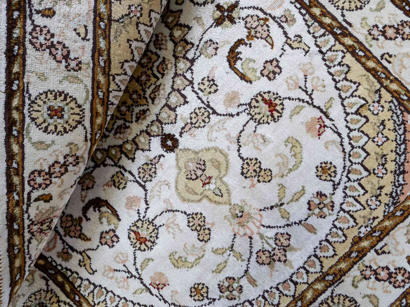 Seda chinesa Tapete 89x61cm - Tapete Oriental