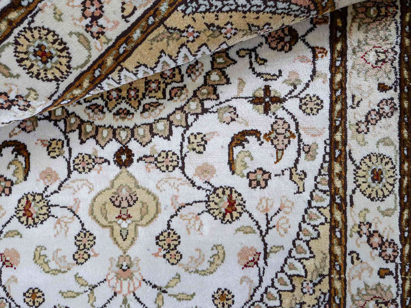 Seda chinesa Tapete 89x61cm - Tapete Oriental