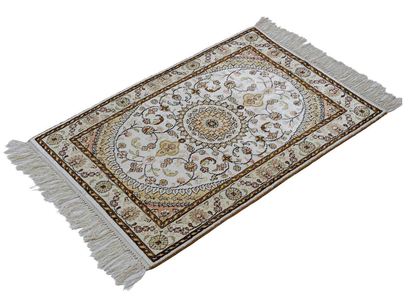 Seda chinesa Tapete 89x61cm - Tapete Oriental