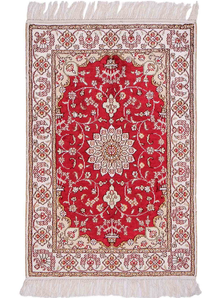 Seda chinesa Tapete 61x89cm - Tapete Oriental