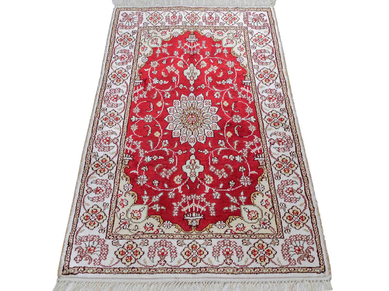 Seda chinesa Tapete 61x89cm - Tapete Oriental