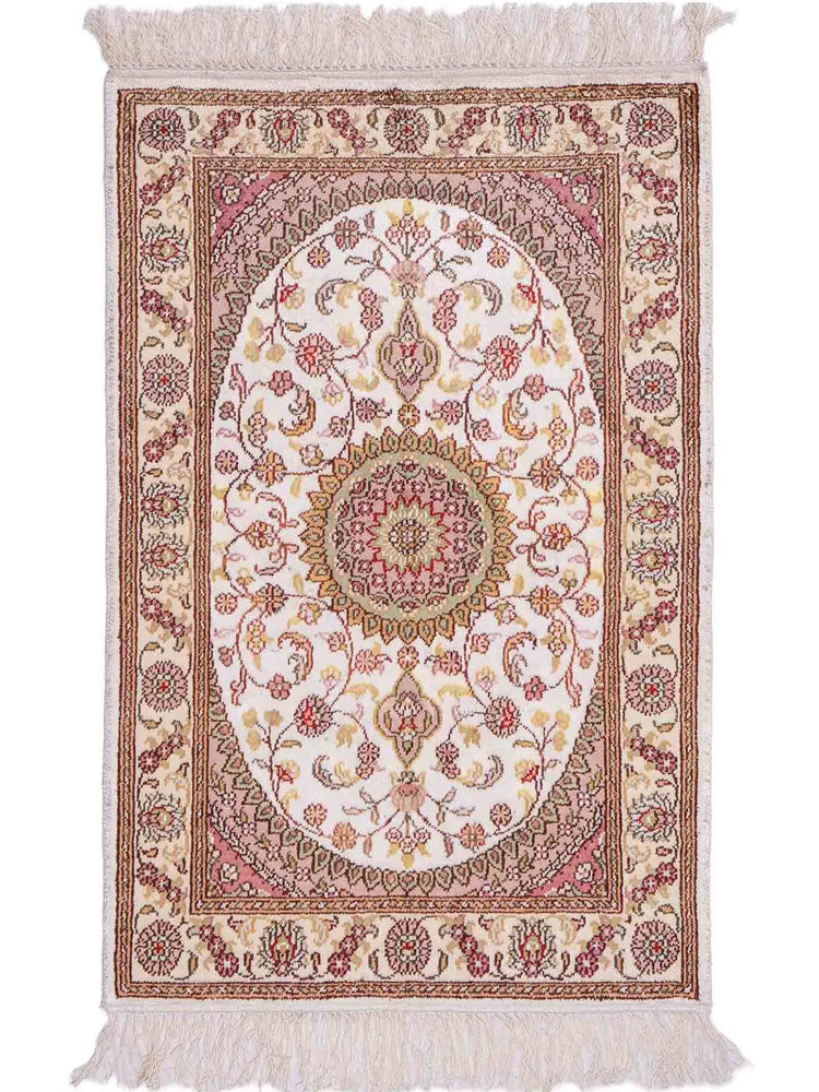 Seda chinesa Tapete 90x59cm - Tapete Oriental