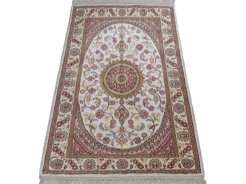 Seda chinesa Tapete 90x59cm - Tapete Oriental