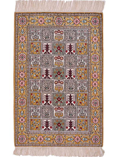 Seda chinesa Tapete 63x92cm - Tapete Oriental