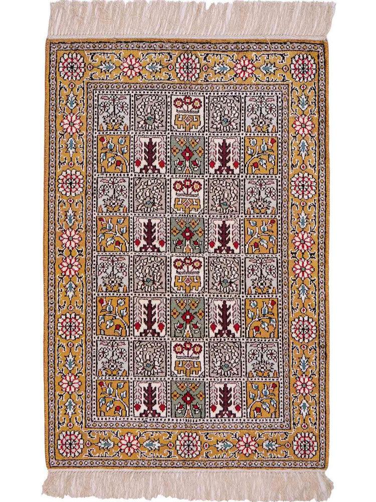 Seda chinesa Tapete 63x92cm - Tapete Oriental