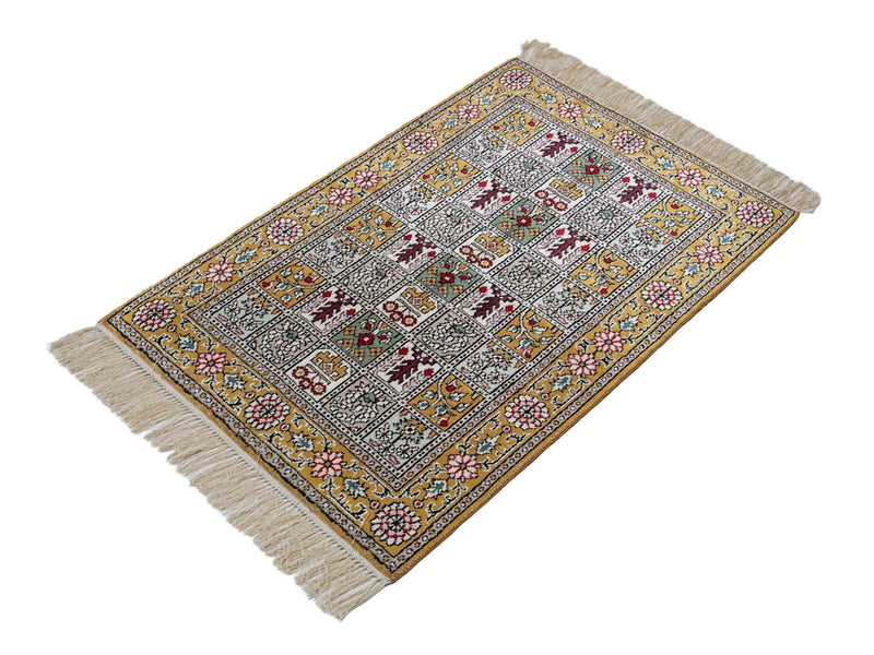 Seda chinesa Tapete 63x92cm - Tapete Oriental
