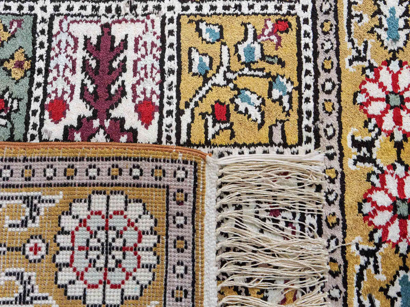 Seda chinesa Tapete 63x92cm - Tapete Oriental