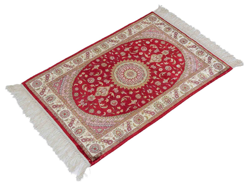 China Seide Teppich 90x59cm - Orientteppich