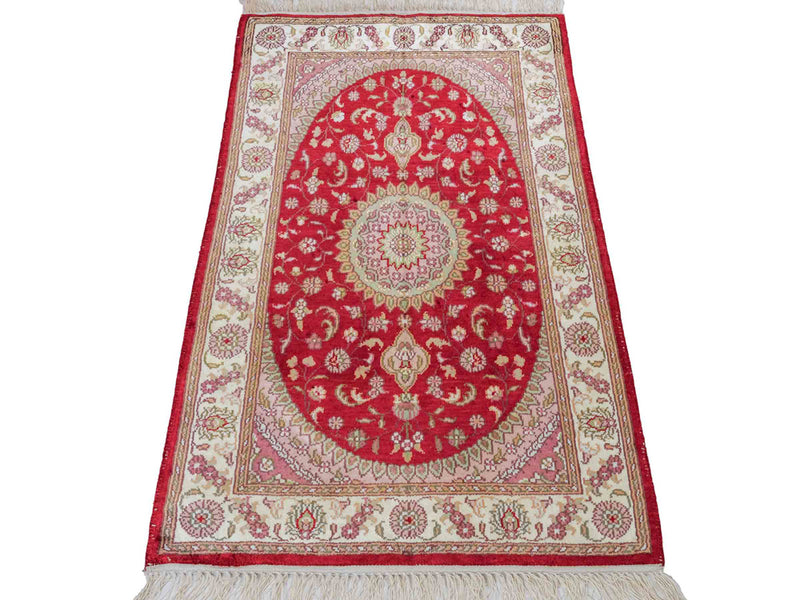 China Seide Teppich 90x59cm - Orientteppich
