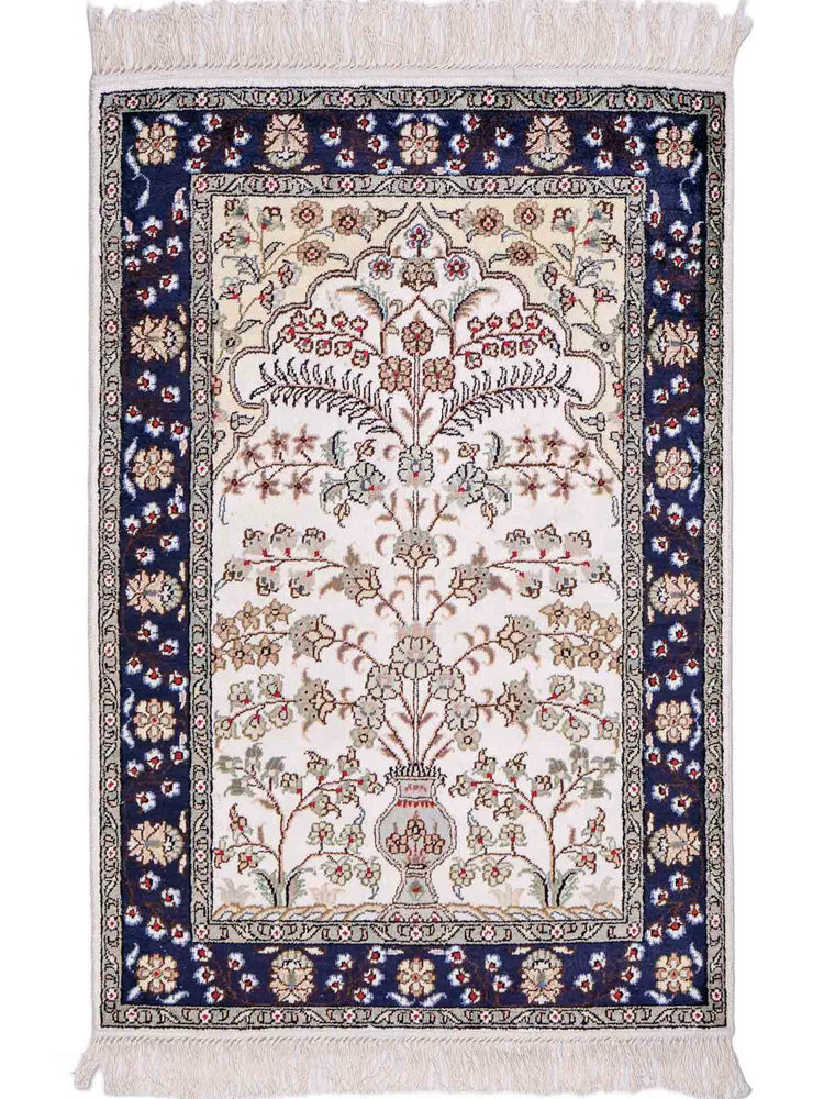 Seda chinesa Tapete 90x62cm - Tapete Oriental
