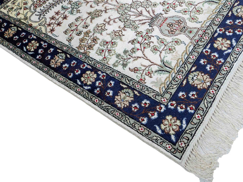 Seda chinesa Tapete 90x62cm - Tapete Oriental