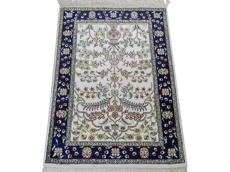 Seda chinesa Tapete 90x62cm - Tapete Oriental