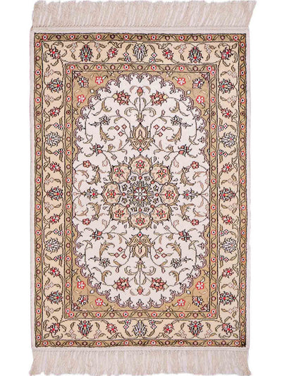 Seda chinesa Tapete 61x91cm - Tapete Oriental