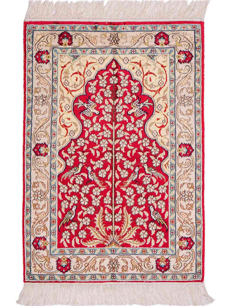 China Seide Teppich 86x58cm - Orientteppich