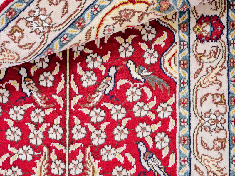 Seda chinesa Tapete 58x89cm - Tapete Oriental