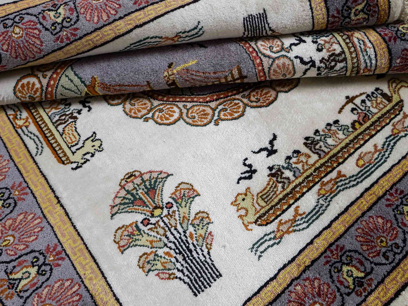 China Seide Teppich 121x95cm - Orientteppich