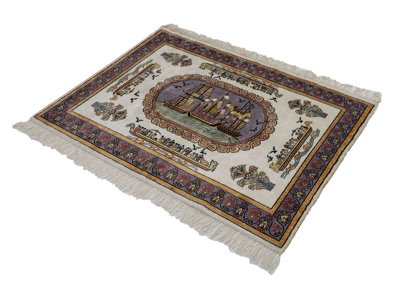 China Seide Teppich 121x95cm - Orientteppich