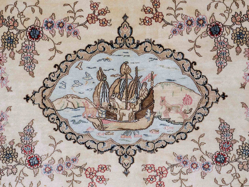 Seda chinesa Tapete 153x95cm - Tapete Oriental