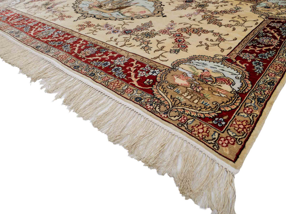 Seda chinesa Tapete 153x95cm - Tapete Oriental