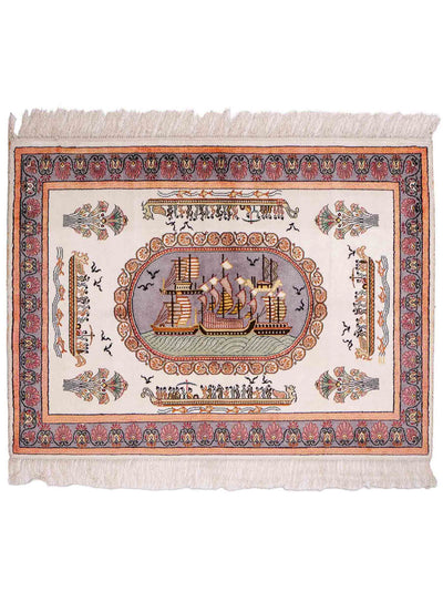 Seda chinesa Tapete 91x123cm - Tapete Oriental