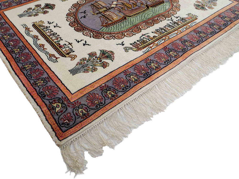 China Seide Teppich 123x91cm - Orientteppich