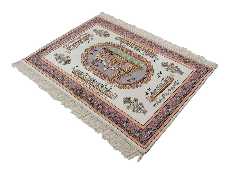 China Seide Teppich 123x91cm - Orientteppich