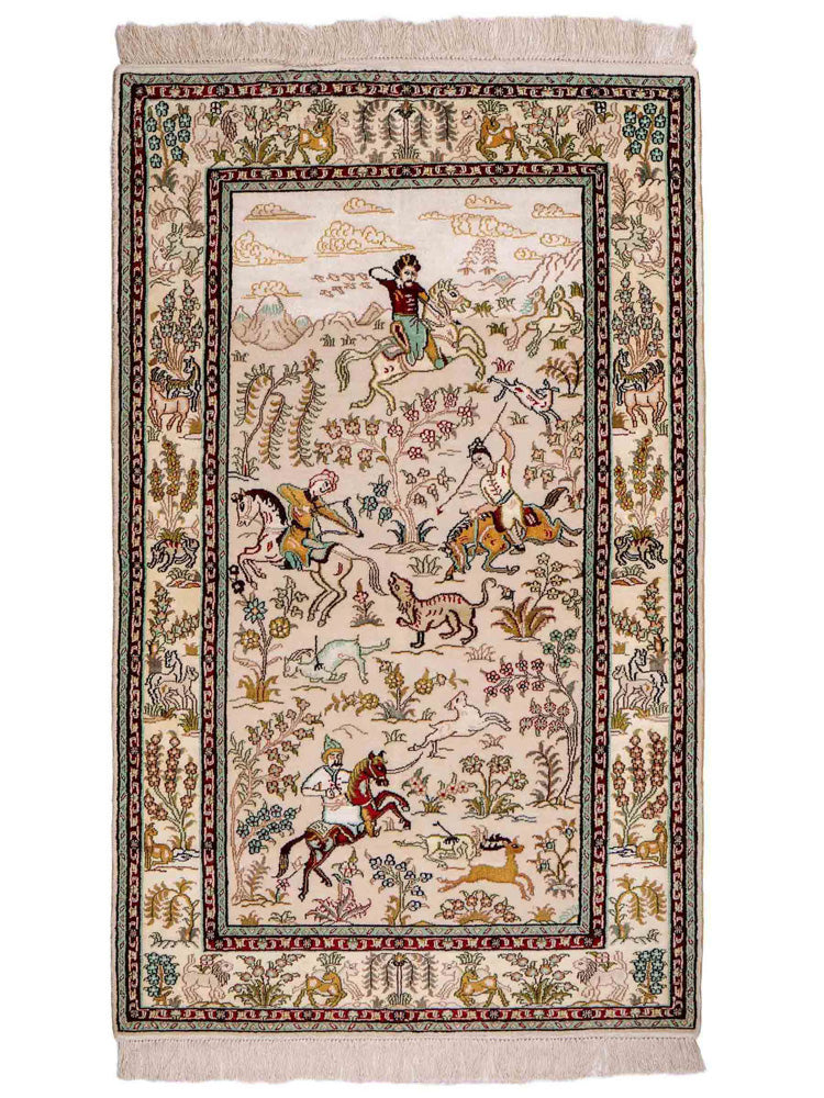 China Seide Teppich 150x88cm - Orientteppich