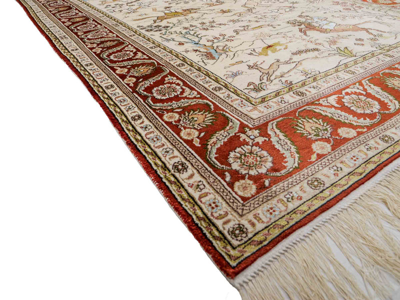 Seda chinesa Tapete 178x123cm - Tapete Oriental