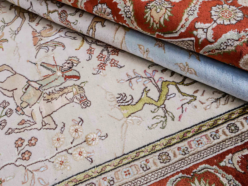 Seda chinesa Tapete 178x123cm - Tapete Oriental